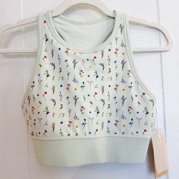 POPFLEX Sweat Sesh Crop Top - Meadow - Medium NWT - Picture 5 of 6